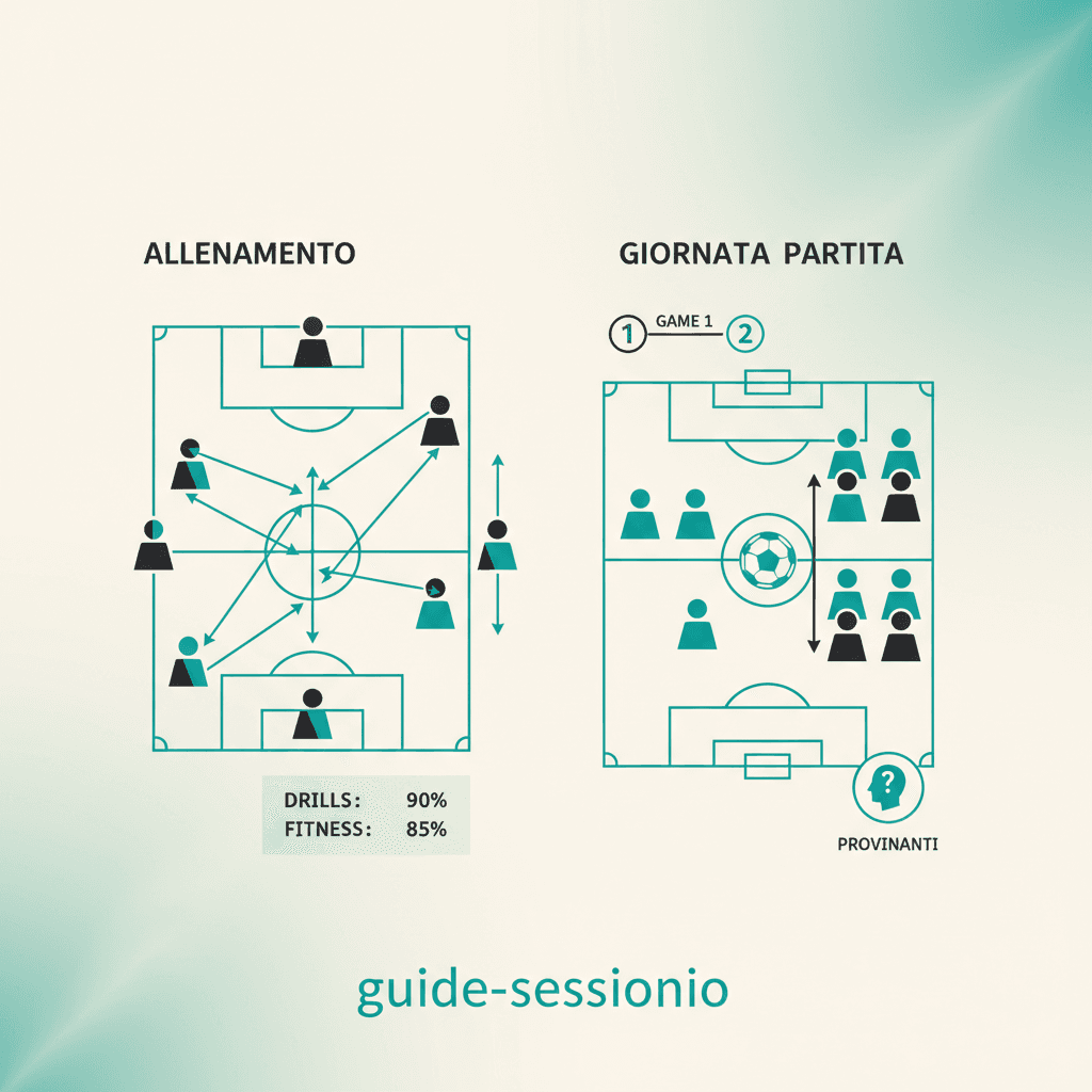 Cover guida: Allenamento o giornata partita?